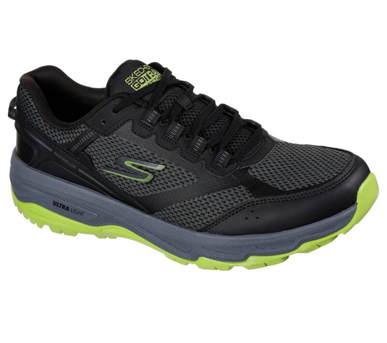 Skechers Gorun Trail Altitude - Mens Running Shoes Black/Light Green [AU-VB7263]